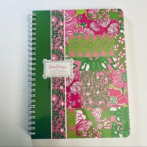 Lilly Pulitzer Mini Notebook w/Pocket & Labels